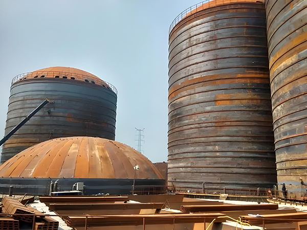 新华镇焦粉钢板仓